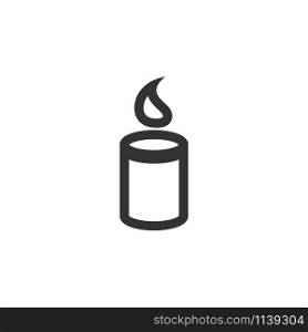 Candle icon graphic design template vector isolated. Candle icon graphic design template vector