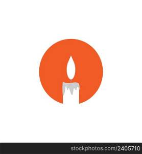 candle icon vector illustration logo design image element