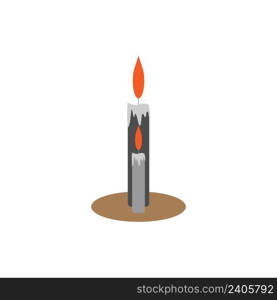 candle icon vector illustration logo design image element