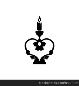 candle icon vector illustration template design