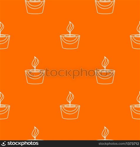 Candle pattern vector orange for any web design best. Candle pattern vector orange