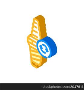 candles car engine isometric icon vector. candles car engine sign. isolated symbol illustration. candles car engine isometric icon vector illustration
