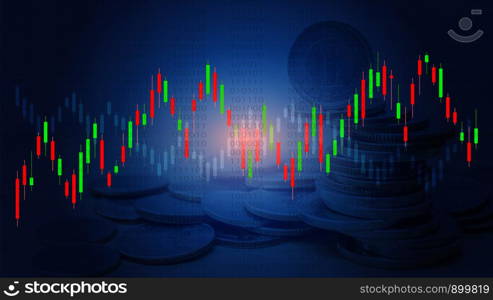 Candlestick patterns is a style of financial chart, Suitable for forex stock market investment trading concept and used to describe price movements of a security, derivative, or currency.