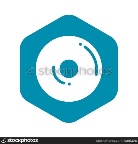 Candy donut icon. Simple illustration of candy donut vector icon for web design isolated on white background. Candy donut icon, simple style