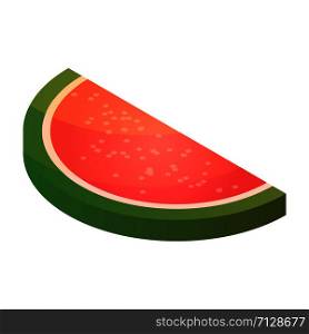 Candy jelly watermelon icon. Isometric of candy jelly watermelon vector icon for web design isolated on white background. Candy jelly watermelon icon, isometric style