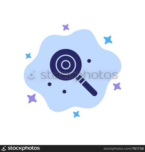 Candy, Lollypop, Lolly, Sweet Blue Icon on Abstract Cloud Background