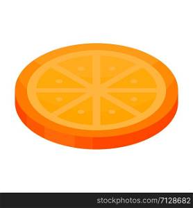 Candy orange icon. Isometric of candy orange vector icon for web design isolated on white background. Candy orange icon, isometric style
