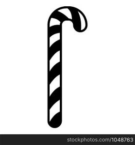 Candy stick icon. Simple illustration of candy stick vector icon for web design isolated on white background. Candy stick icon, simple style