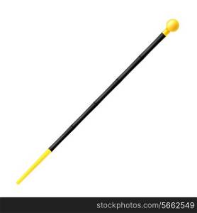 Cane isolated on a white background. Vector illustration.