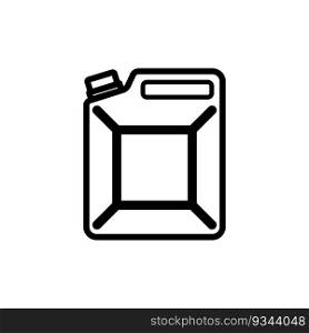 canister for gasoli≠icon vector template