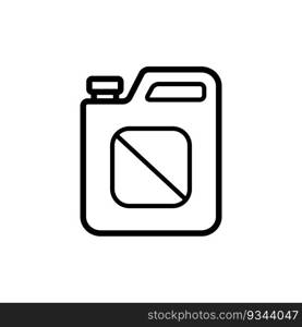 canister for gasoline icon vector template