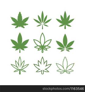 Cannabis graphic design template vector isolated illustration