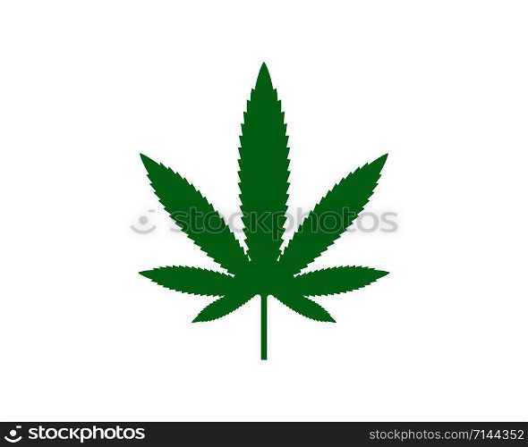 cannabis leaf vector icon illustration design template