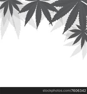 Cannabis leaves background. Vector illustration EPS10. Cannabis leaves background. Vector illustration