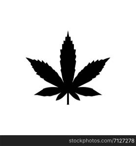 Cannabis marijuana hemp weed icon