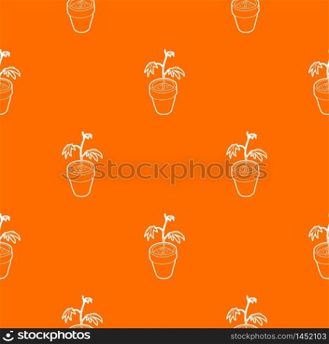 Cannabis plant pattern vector orange for any web design best. Cannabis plant pattern vector orange