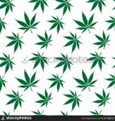 cannabis seamless pattern extended, abstract texture; vector art illustration