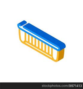 canned fish container isometric icon vector. canned fish container sign. isolated symbol illustration. canned fish container isometric icon vector illustration