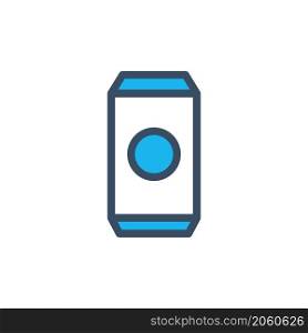 canned soft drink icon vector illustration