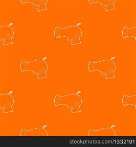 Cannon pattern vector orange for any web design best. Cannon pattern vector orange