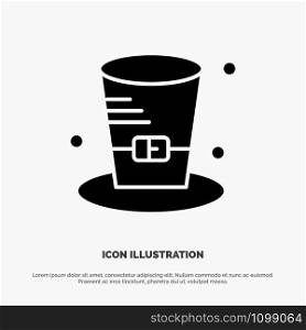 Cap, Detective, Hat, Canada solid Glyph Icon vector
