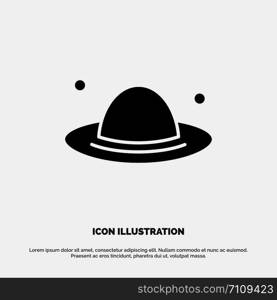 Cap, Fashion, Hat, Spring solid Glyph Icon vector