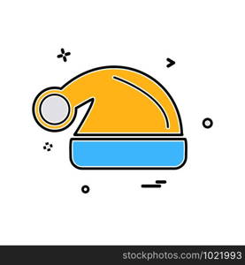 Cap icon design vector