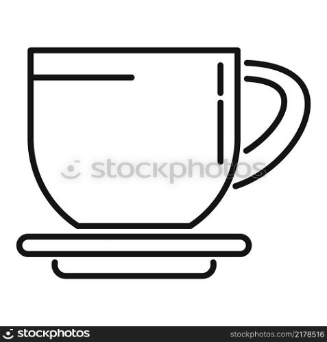 Cappuccino cup icon outline vector. Morning food. Hot drink. Cappuccino cup icon outline vector. Morning food