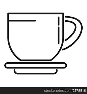 Cappuccino cup icon outline vector. Morning food. Hot drink. Cappuccino cup icon outline vector. Morning food