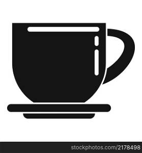 Cappuccino cup icon simple vector. Morning food. Hot drink. Cappuccino cup icon simple vector. Morning food