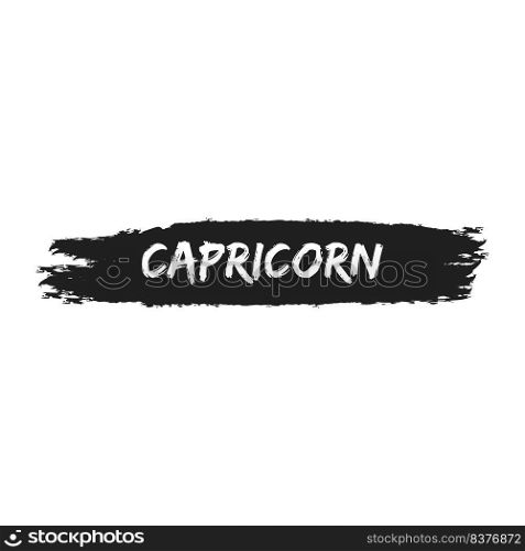 capricorn zodiac icon vector illustration design