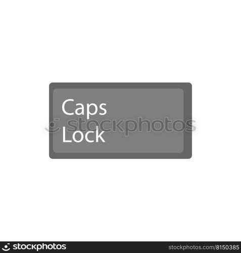 caps lock icon vector illustration design