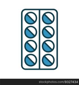 Capsule pills icon, medicine icon vector on trendy design