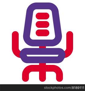 Captain chair with a rotatable seat.