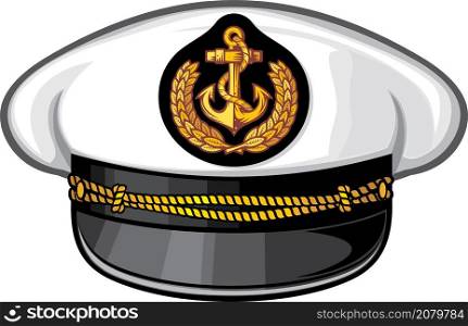 Captain hat vector
