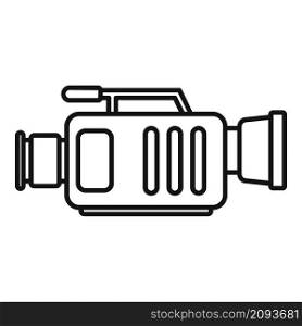 Capture camera icon outline vector. Video camcorder. Digital film. Capture camera icon outline vector. Video camcorder