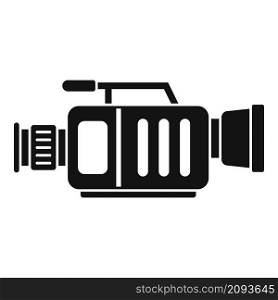 Capture camera icon simple vector. Video camcorder. Digital film. Capture camera icon simple vector. Video camcorder
