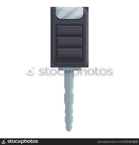 Car alarm key lock icon cartoon vector. Remote control. System door. Car alarm key lock icon cartoon vector. Remote control