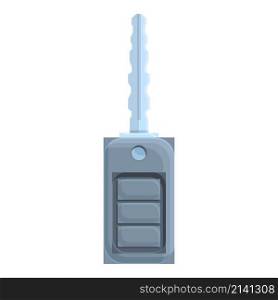 Car alarm keychain icon cartoon vector. Remote key. Security lock. Car alarm keychain icon cartoon vector. Remote key