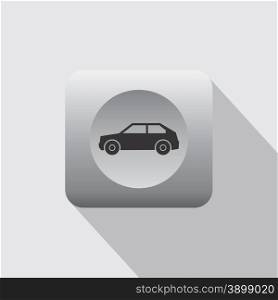 Car and vehicle icon theme vector art illustration. Car icon