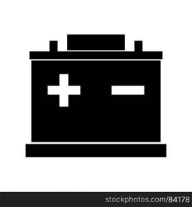 Car battery icon .