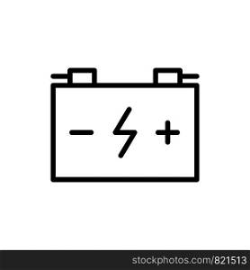 Car battery icon vector design templates
