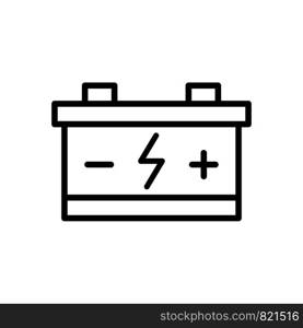 Car battery icon vector design templates