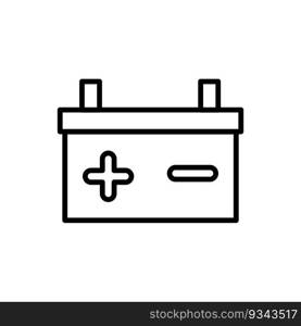 car battery icon vector template