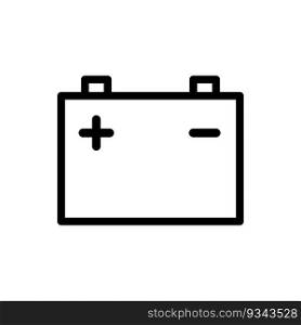 car battery icon vector template