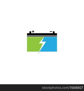 Car Battery Icon Vector Template illustration design