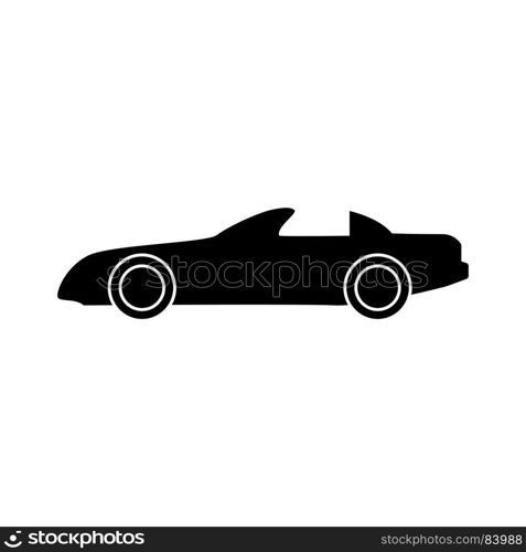 Car black icon .