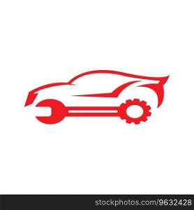 Car checking icon, logo illustration vector design template