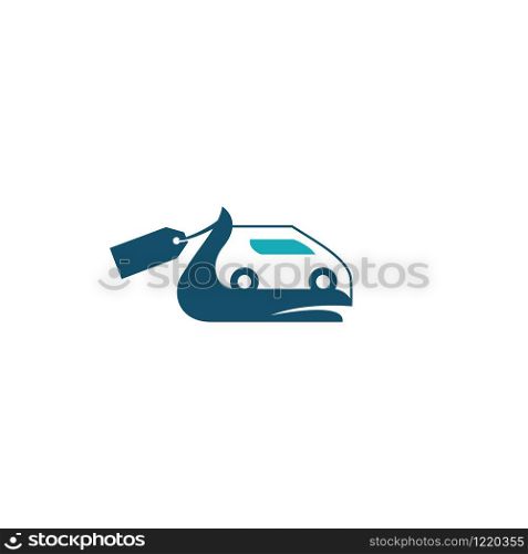 Car deal vector logo design. Auto deal logo.