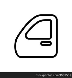 car door line icon